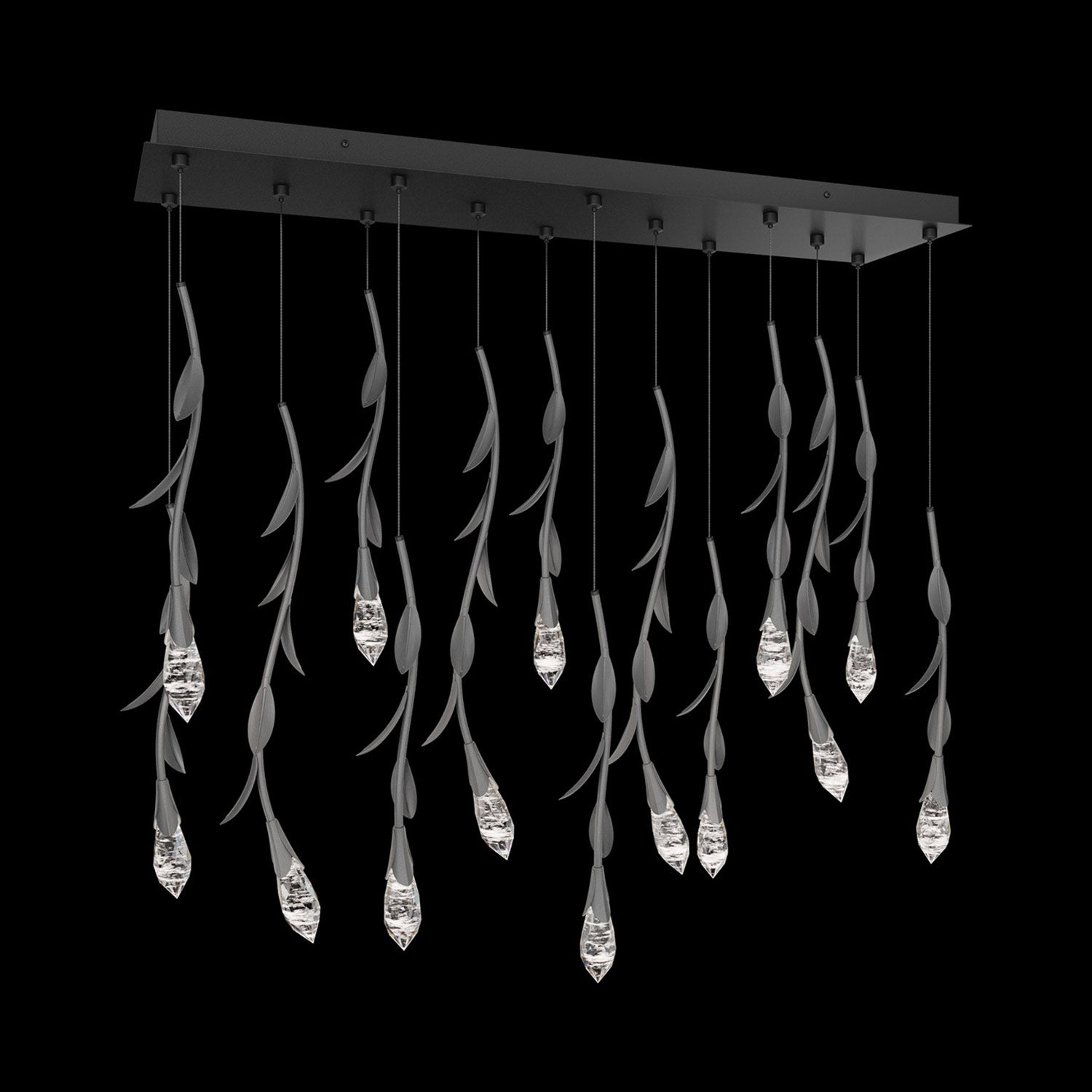 Secret Garden Linear LED Multi Light Pendant Light in Detail.