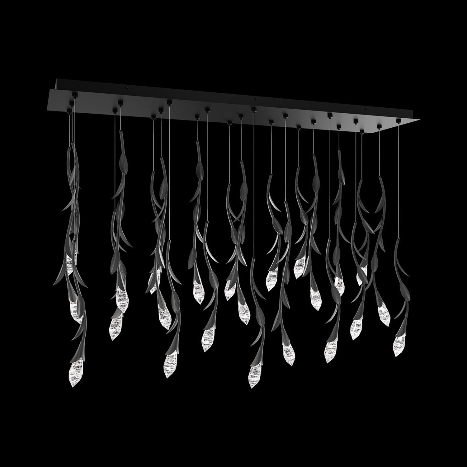 Secret Garden Linear LED Multi Light Pendant Light in Detail.