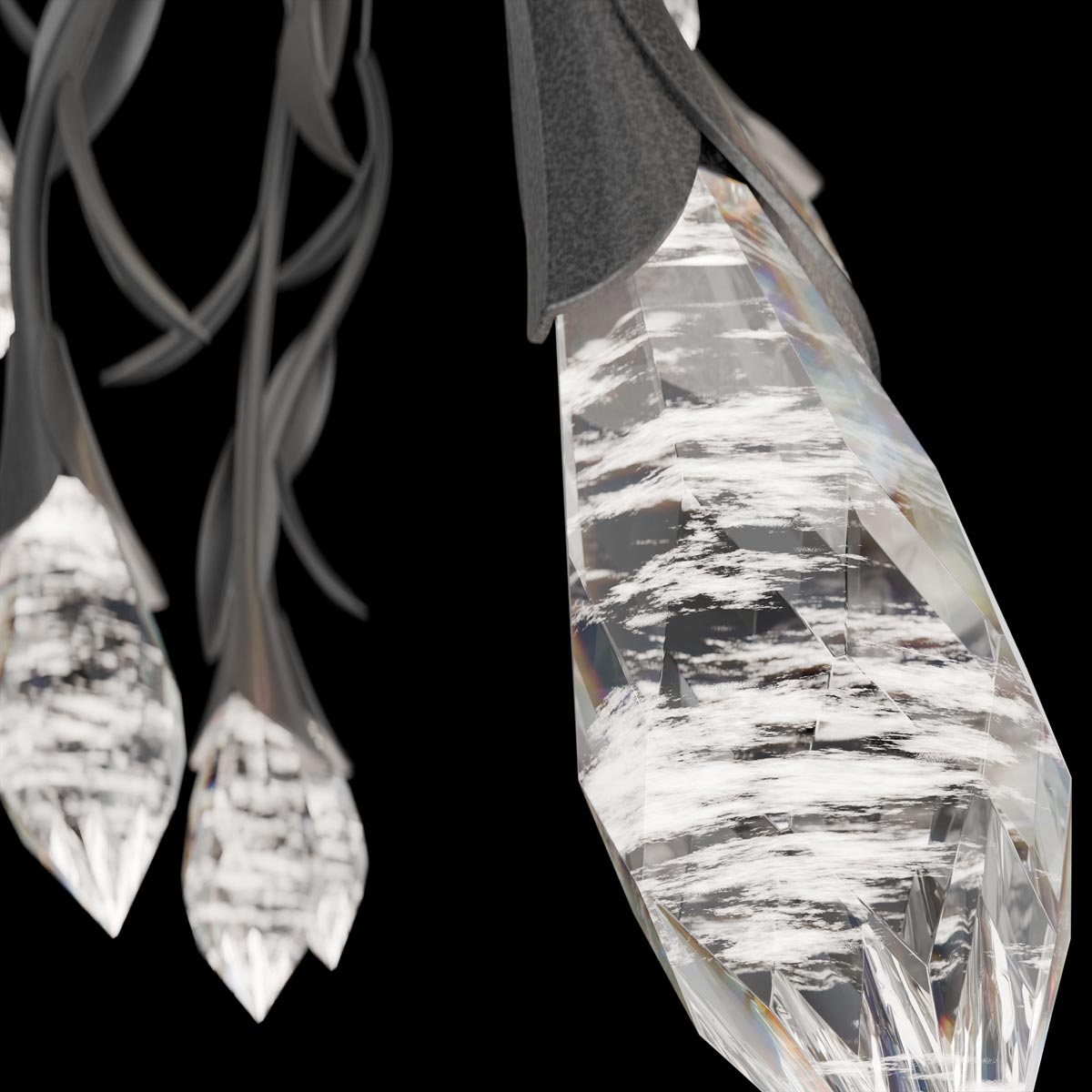 Secret Garden Linear LED Multi Light Pendant Light in Detail.