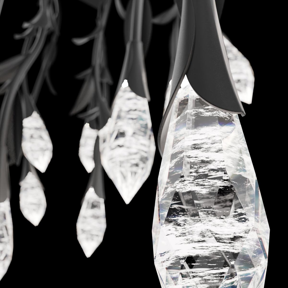 Secret Garden Linear LED Multi Light Pendant Light in Detail.