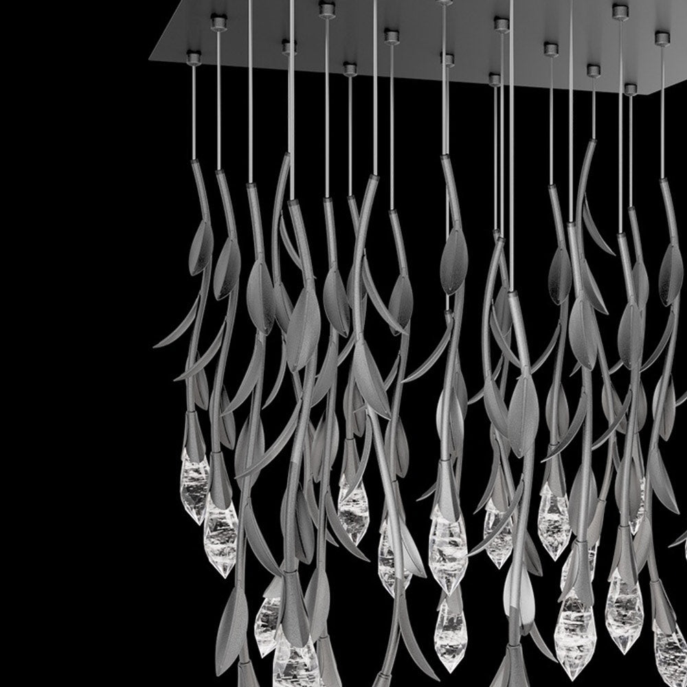 Secret Garden Square LED Multi Light Pendant Light in Detail.