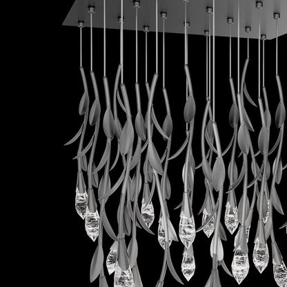 Secret Garden Square LED Multi Light Pendant Light in Detail.