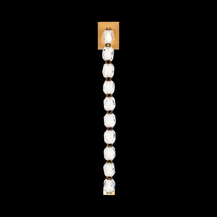 Seduction LED Wall Light in Aged Brass (10-Light).