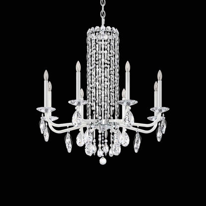 Siena Chandelier in Polished Stainless Steel (Heritage Handcut Crystal/8-Light).
