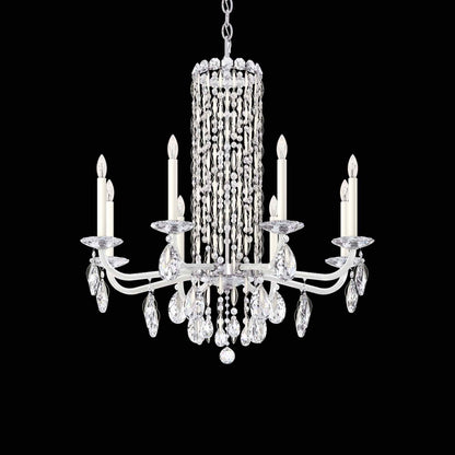Siena Chandelier in White (Heritage Handcut Crystal/8-Light).