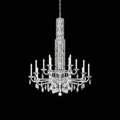 Siena Chandelier in White (Heritage Handcut Crystal/17-Light).