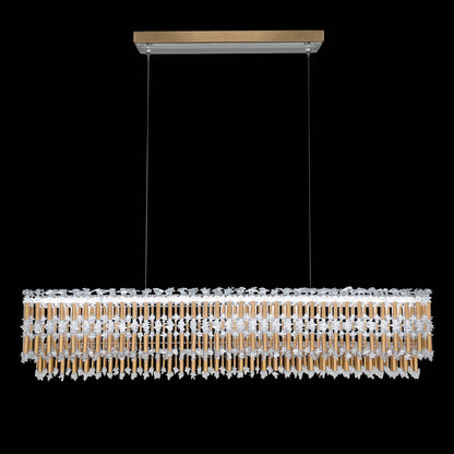 Tahitian LED Linear Pendant Light in Detail.