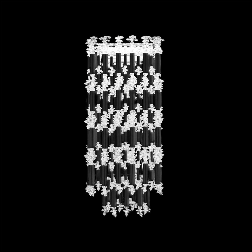 Tahitian LED Wall Light in Black.