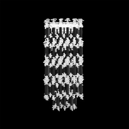Tahitian LED Wall Light in Black.