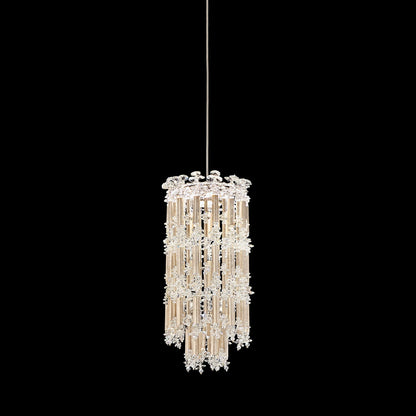 Tahitian Mini LED Pendant Light in Antique Silver.