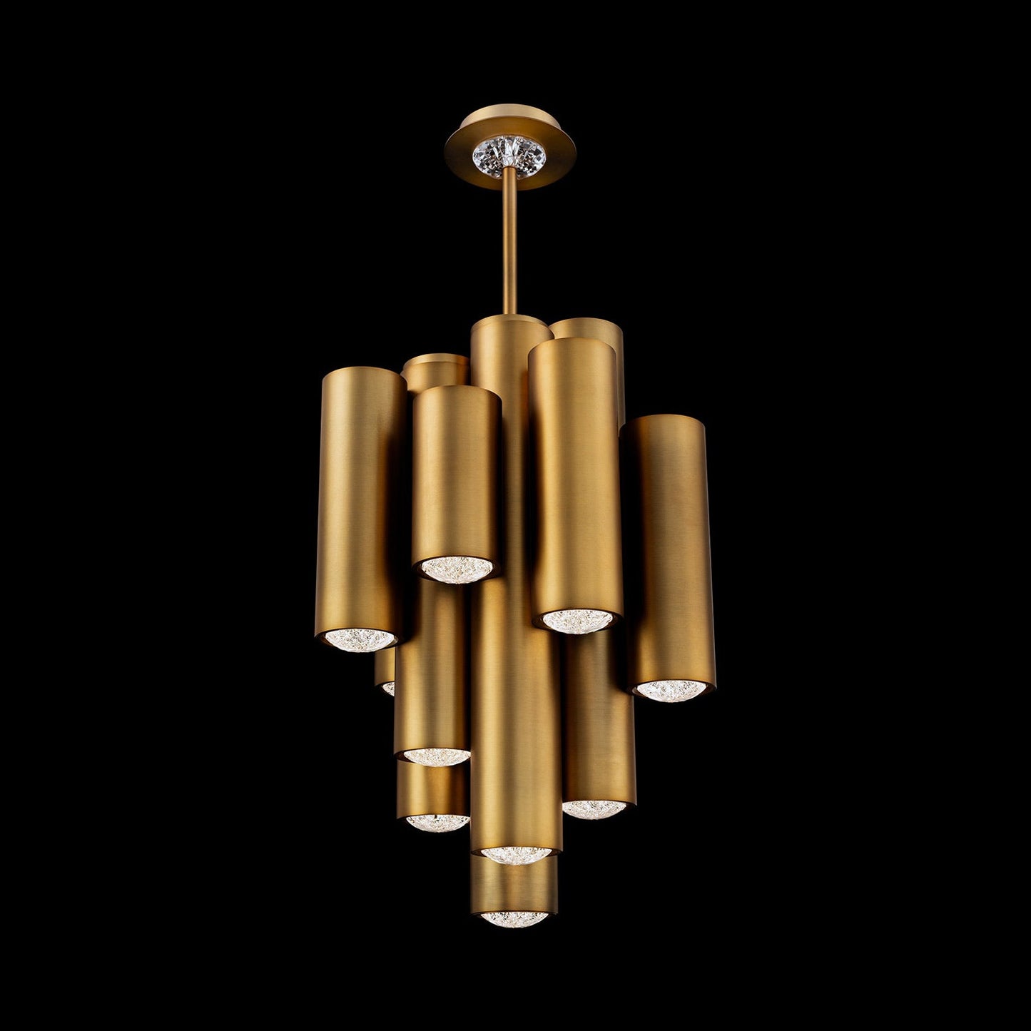 Tamara LED Pendant Light in Aged Brass (38.13-Inch).