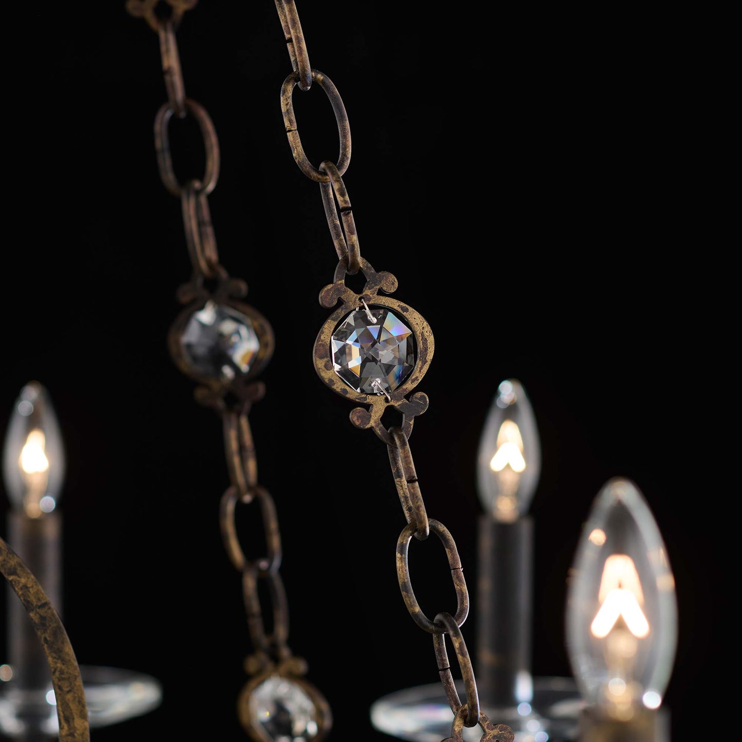 Tamerlaine Chandelier in Detail.