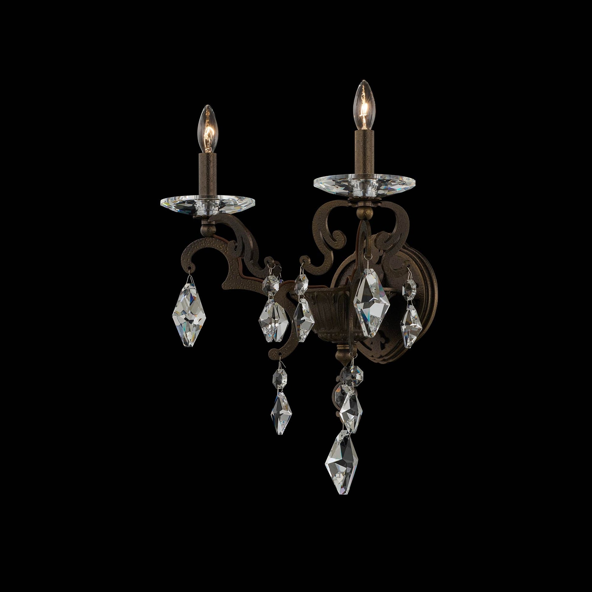 Tamerlaine Wall Light in Etruscan Gold.