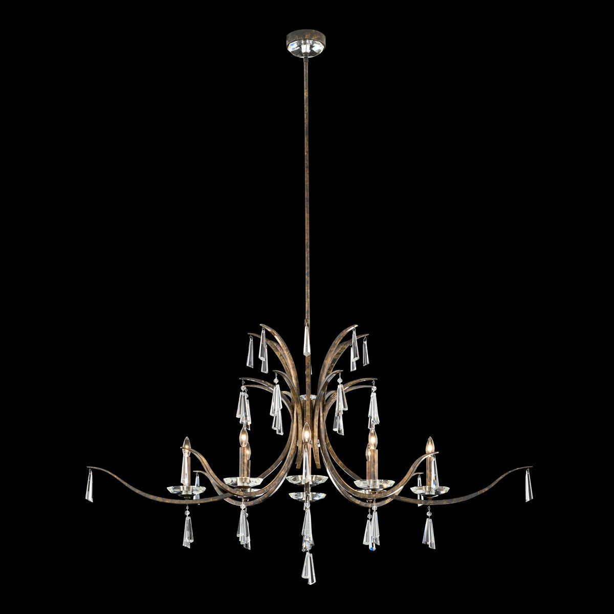 Tinsley Chandelier in Heirloom Bronze (8-Light).