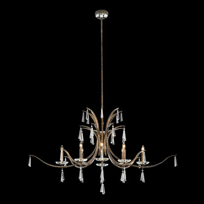 Tinsley Chandelier in Heirloom Bronze (8-Light).