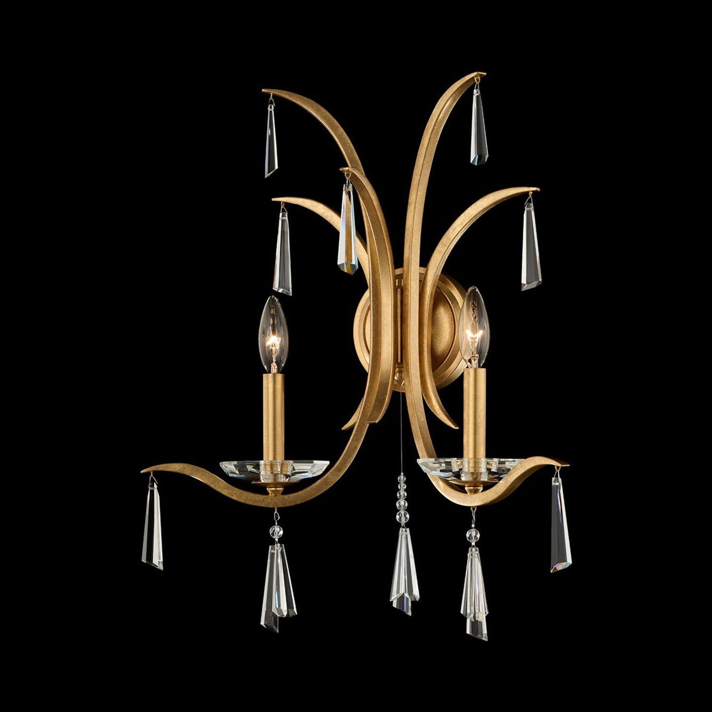 Tinsley Wall Light in French Gold.