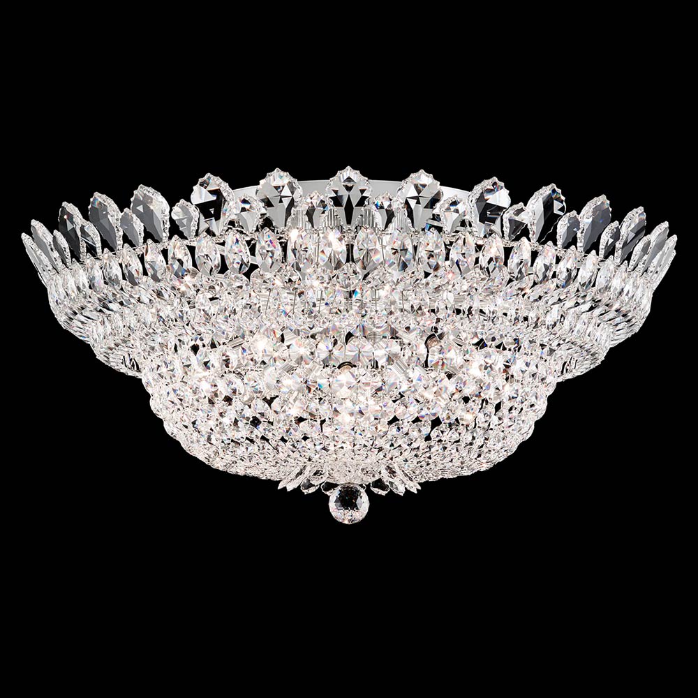 Trilliane Flush Mount Ceiling Light (Heritage Handcut Crystal).