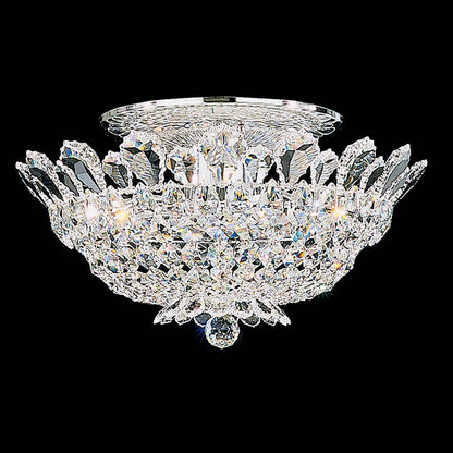 Trilliane Semi Flush Mount Ceiling Light (Radiance Crystal/9-Inch).
