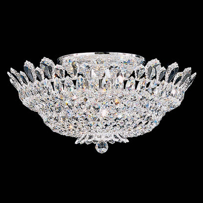 Trilliane Semi Flush Mount Ceiling Light (Radiance Crystal/10.5-Inch).
