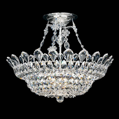 Trilliane Semi Flush Mount Ceiling Light (Heritage Handcut Crystal/19-Inch).
