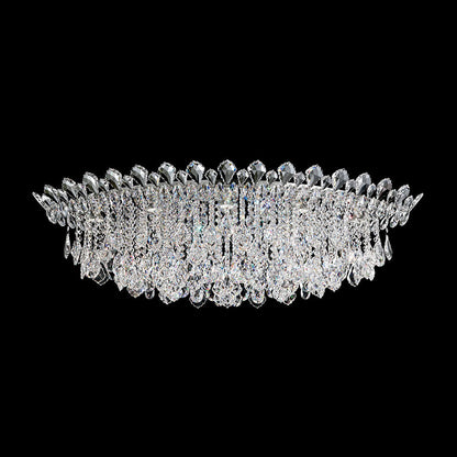 Trilliane Strands Flush Mount Ceiling Light (Heritage Handcut Crystal/15.5-Inch).