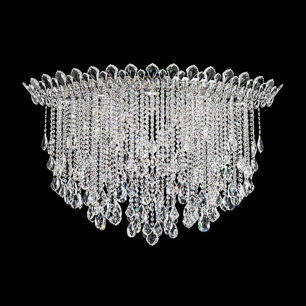 Trilliane Strands Flush Mount Ceiling Light (Heritage Handcut Crystal/28.5-Inch).