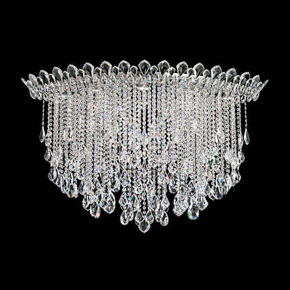 Trilliane Strands Flush Mount Ceiling Light (Heritage Handcut Crystal/28.5-Inch).
