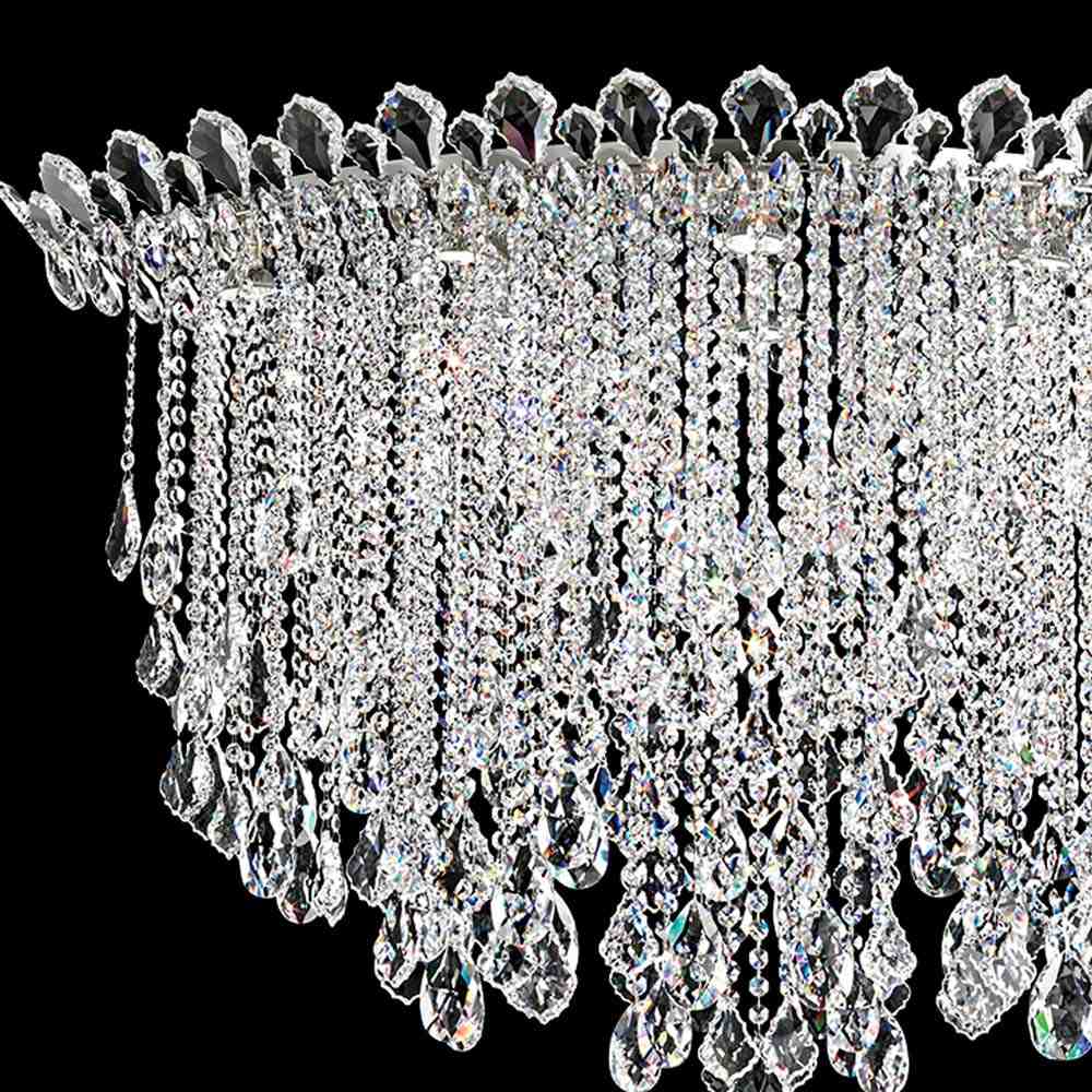 Trilliane Strands Flush Mount Ceiling Light in Detail.