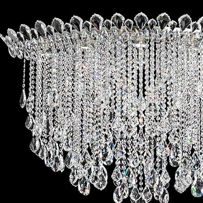 Trilliane Strands Flush Mount Ceiling Light in Detail.