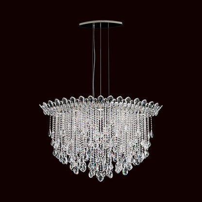 Trilliane Strands Pendant Light in Heritage Handcut Crystal (28-Inch).