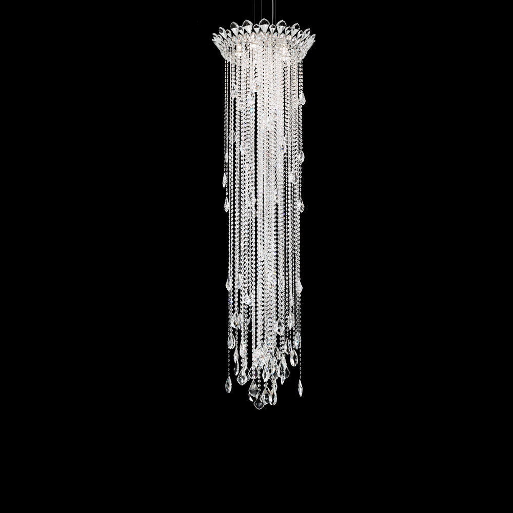 Trilliane Strands Vertical Pendant Light in Heritage Handcut Crystal (5-Light).