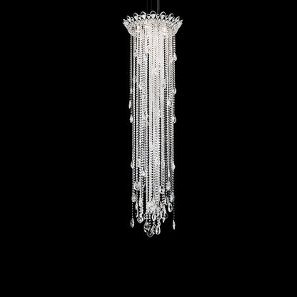 Trilliane Strands Vertical Pendant Light in Heritage Handcut Crystal (5-Light).