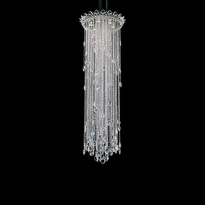 Trilliane Strands Vertical Pendant Light in Heritage Handcut Crystal (6-Light).