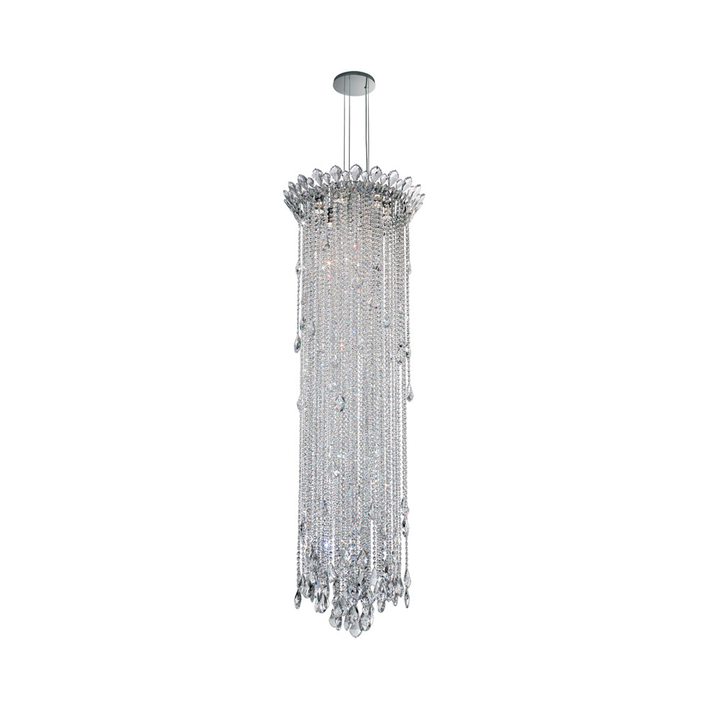 Trilliane Strands Vertical Pendant Light in Detail.