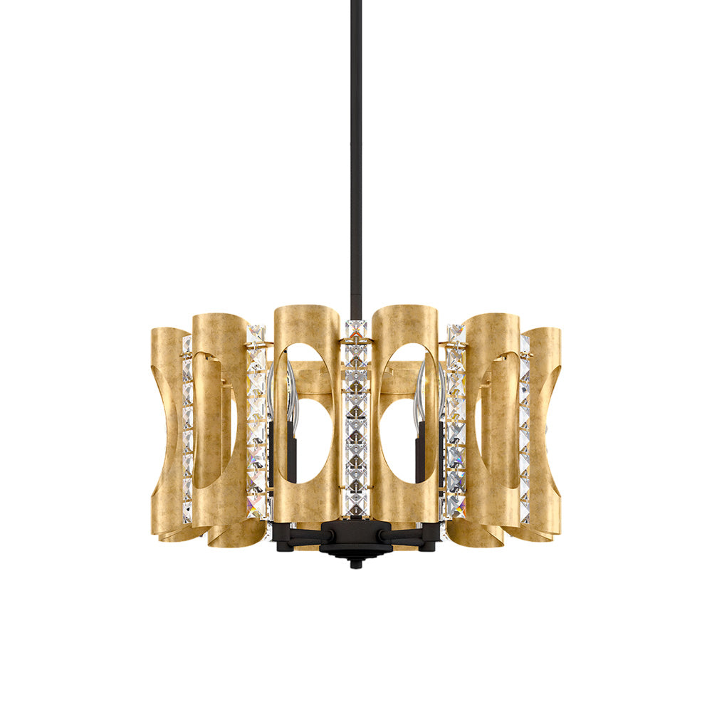 Twilight Pendant Light in Heirloom Gold (18-Inch).
