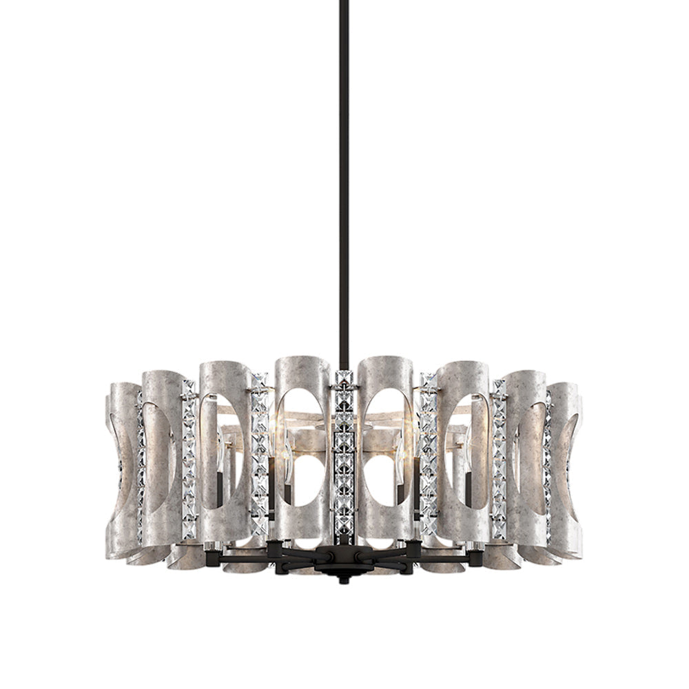 Twilight Pendant Light in Antique Silver (25-Inch).