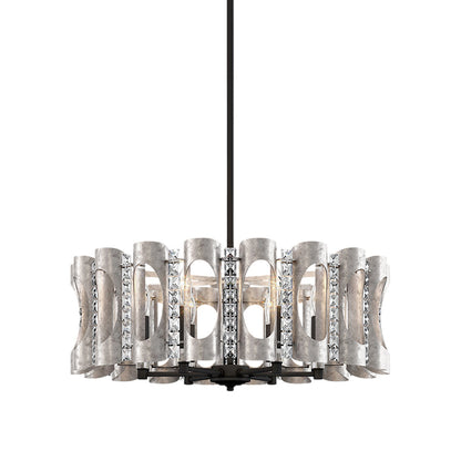 Twilight Pendant Light in Antique Silver (25-Inch).