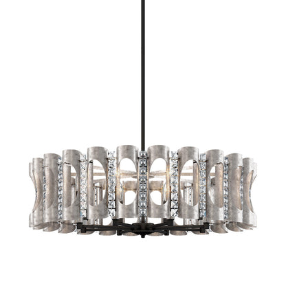 Twilight Pendant Light in Antique Silver (31-Inch).
