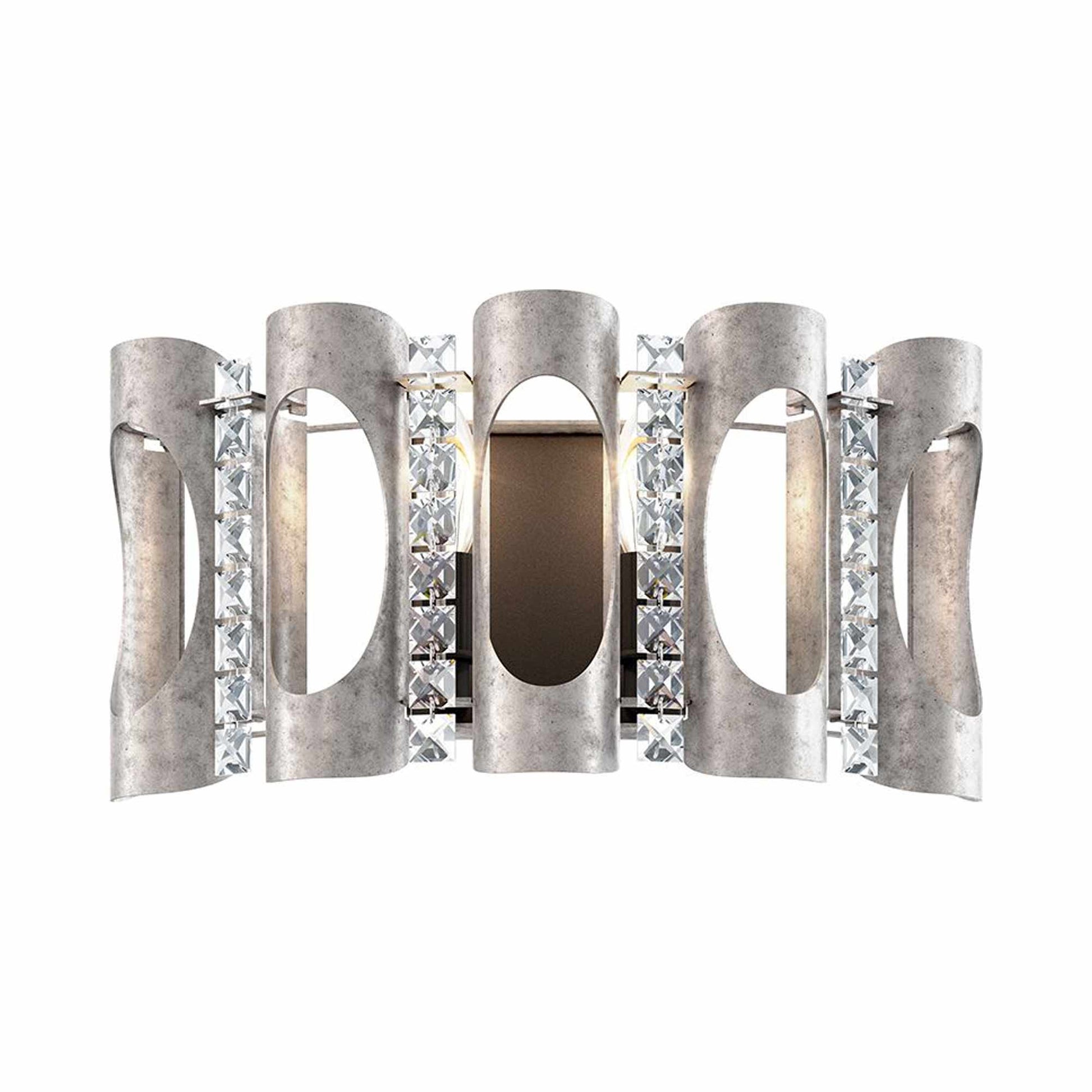 Twilight Wall Light in Antique Silver.