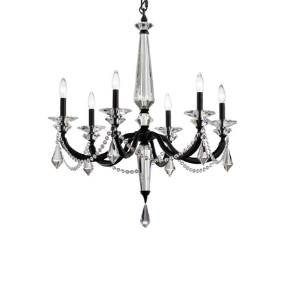 Verona Chandelier in Black (6-Light).