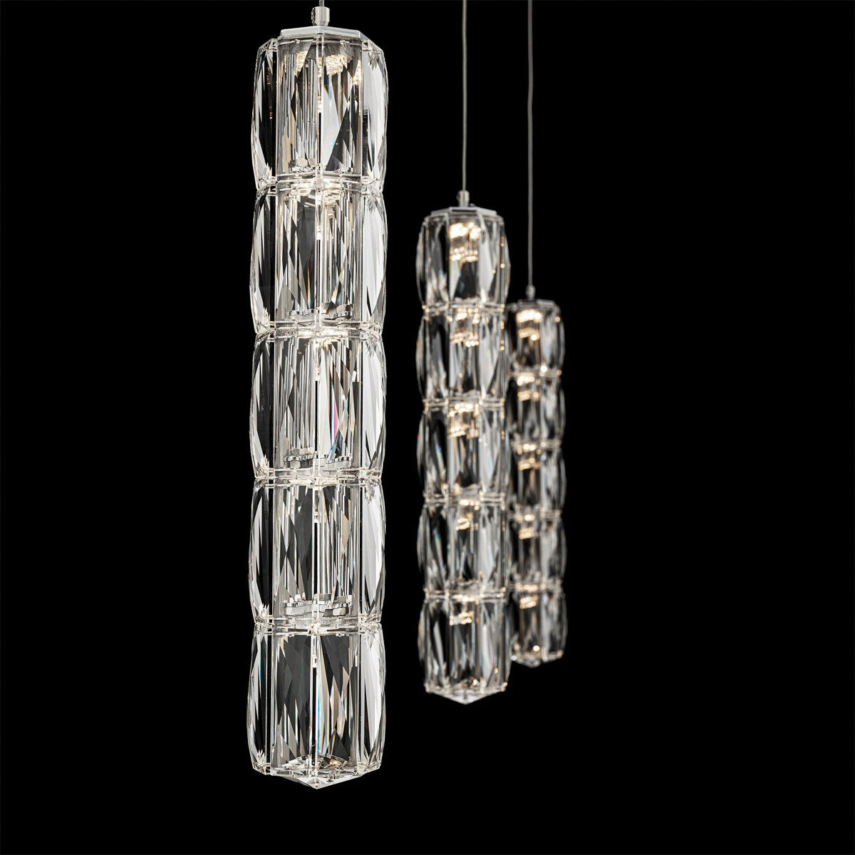 Verve Linear LED Multi Light Pendant Light in Detail.