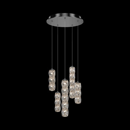 Verve Round LED Multi Light Pendant Light (9-Light).