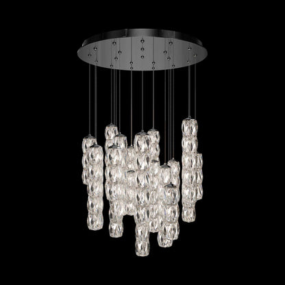 Verve Round LED Multi Light Pendant Light (21-Light).