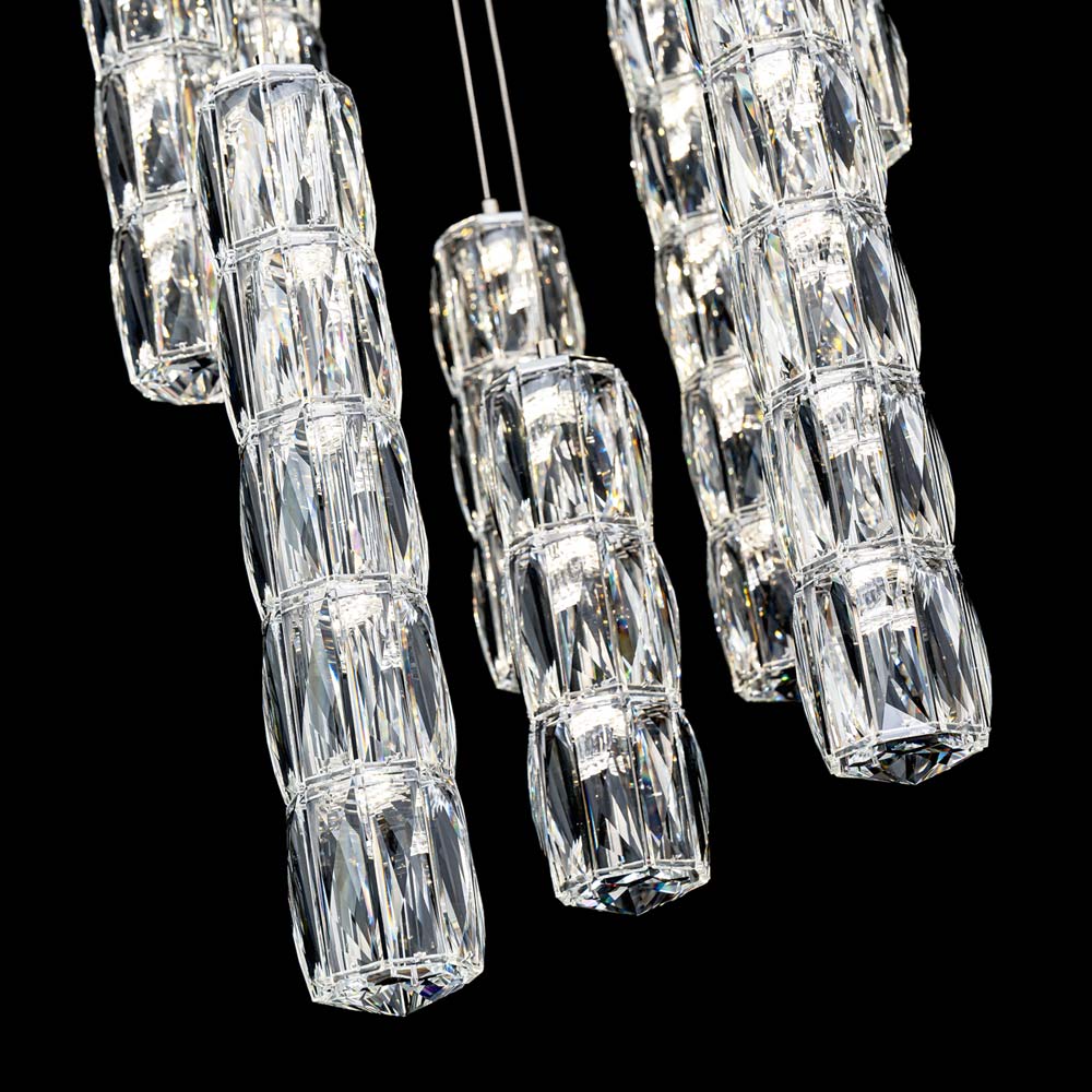 Verve Round LED Multi Light Pendant Light in Detail.