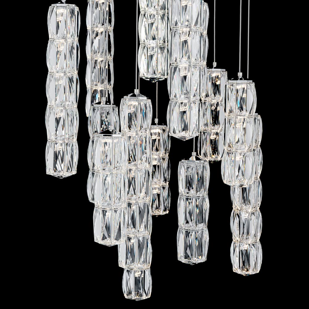 Verve Round LED Multi Light Pendant Light in Detail.