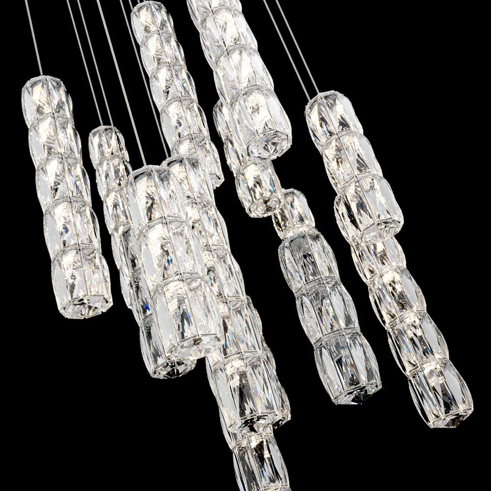 Verve Round LED Multi Light Pendant Light in Detail.