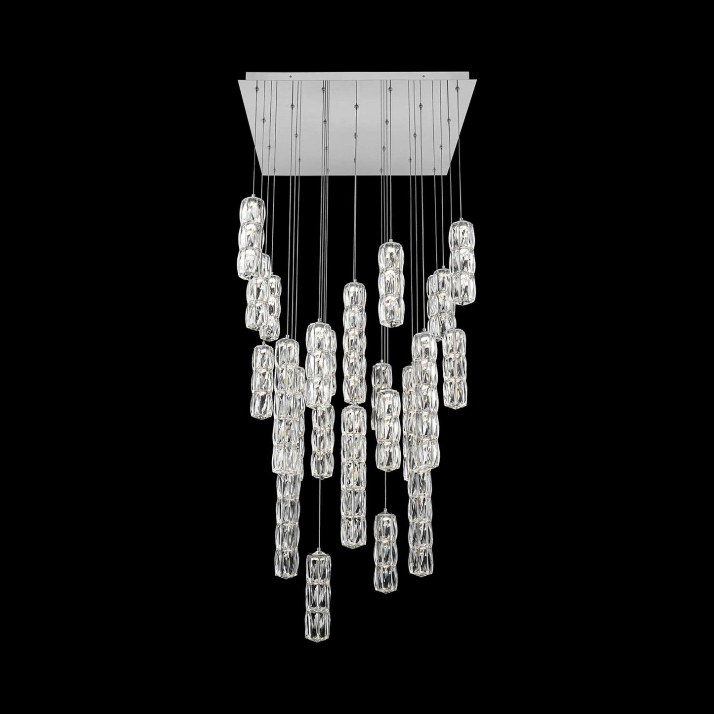 Verve Square LED Multi Light Pendant Light in Detail.