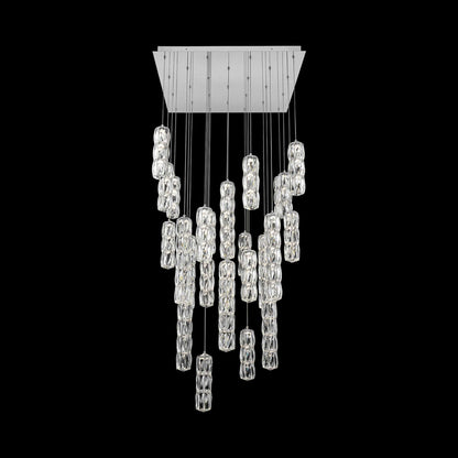 Verve Square LED Multi Light Pendant Light in Detail.