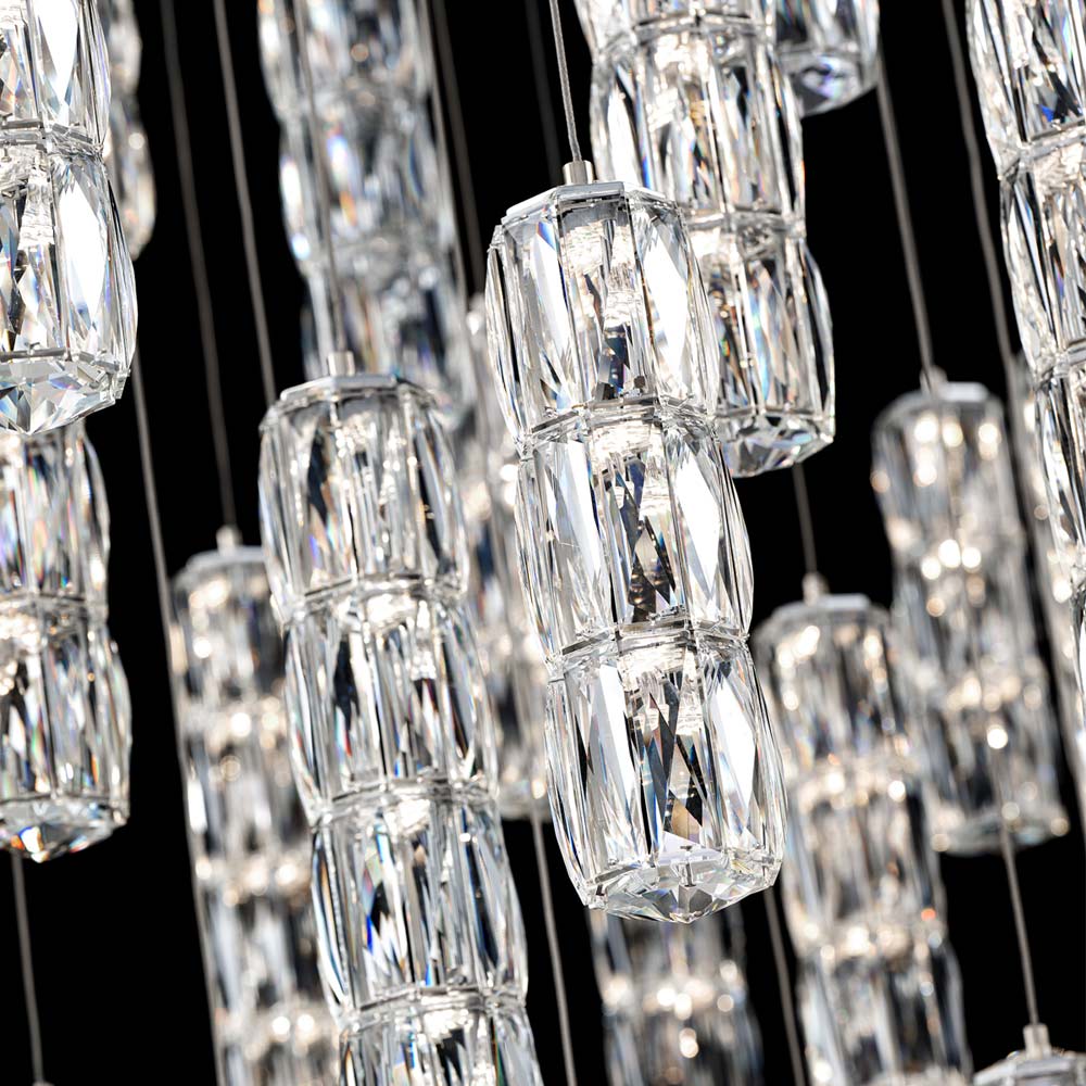 Verve Square LED Multi Light Pendant Light in Detail.