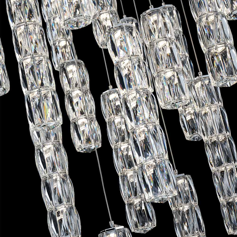 Verve Square LED Multi Light Pendant Light in Detail.